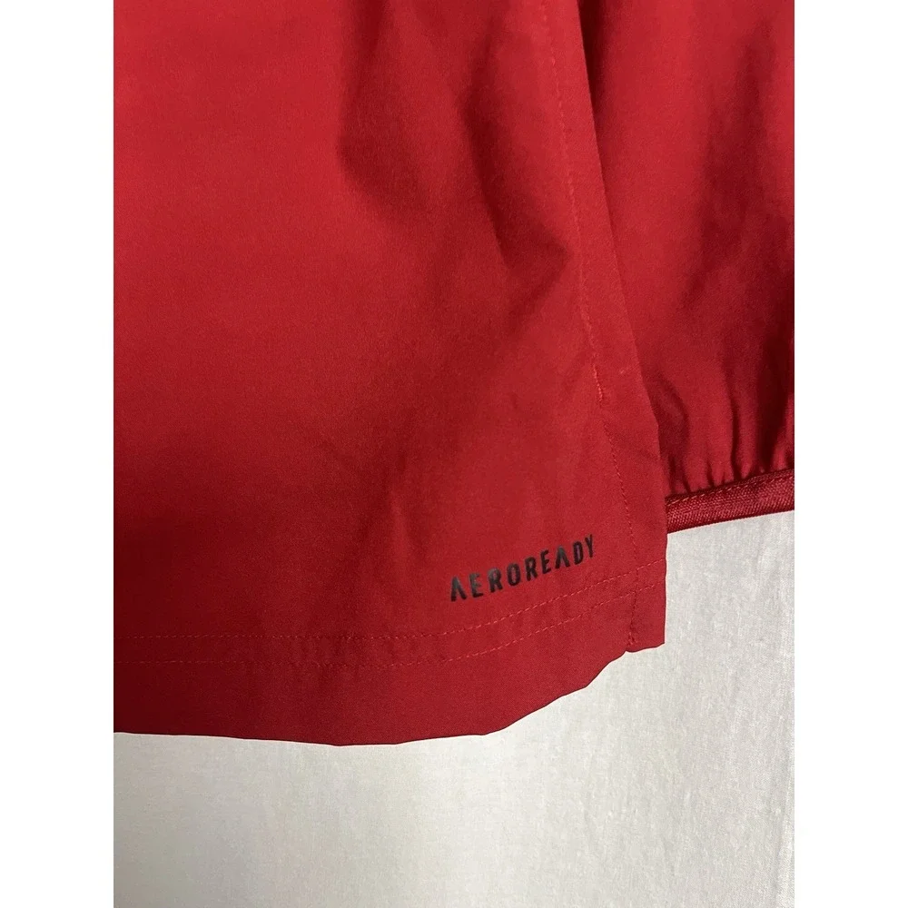 Adidas NC State Wolfpack Men's S AEROREADY Lightweight Vented Jacket Red